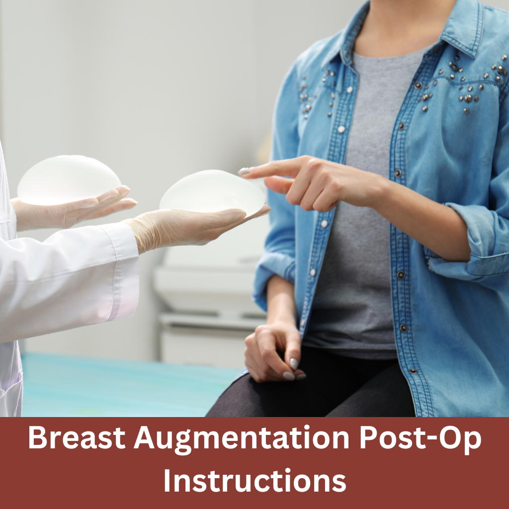 post surgery care for breast augmentation